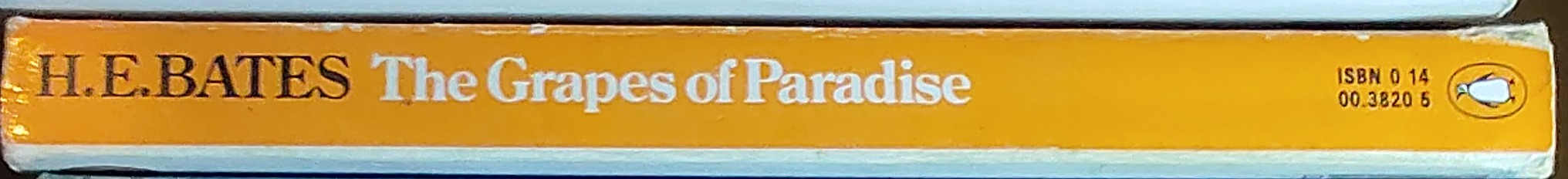 H.E. Bates  THE GRAPES OF PARADISE spine of book image