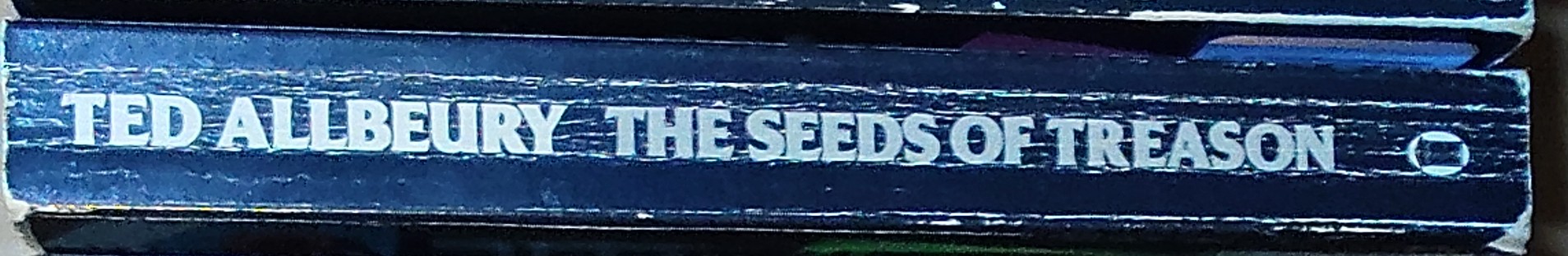 Ted Allbeury  THE SEEDS OF TREASON spine of book image