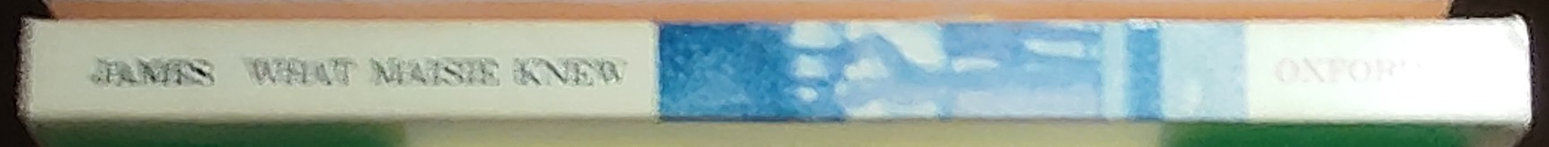 Henry James  WHAT MASIE KNEW spine of book image