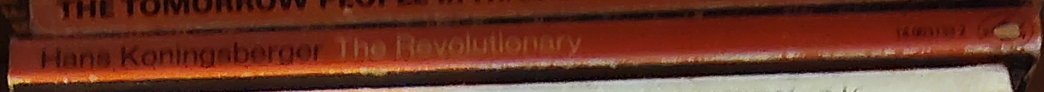 Hans Koningsberger  The REVOLUTIONARY (Jon Voight & Jennifer Salt) spine of book image