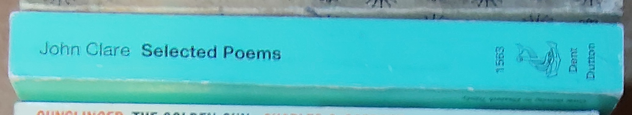 John Clare  SELECTED POEMS spine of book image