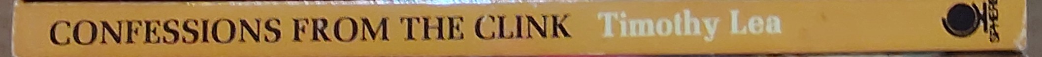 Timothy Lea  CONFESSIONS FROM THE CLINK spine of book image