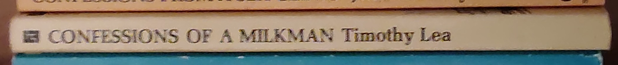 Timothy Lea  CONFESSIONS OF A MILKMAN spine of book image