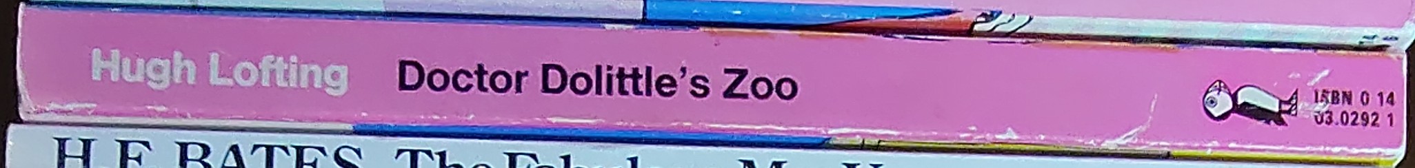 Hugh Lofting  DOCTOR DOLITTLE'S ZOO spine of book image