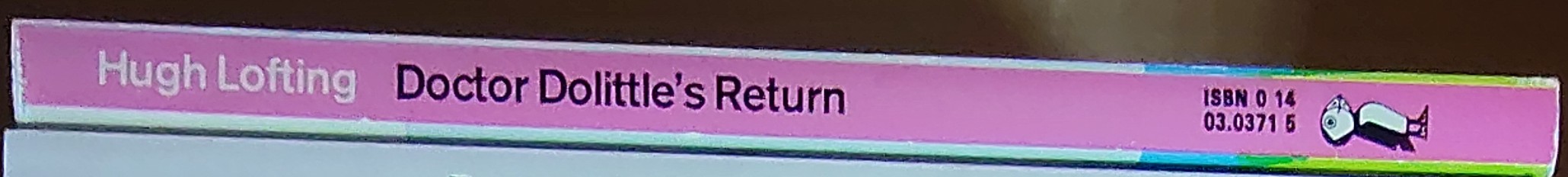 Hugh Lofting  DOCTOR DOLITTLE'S RETURN spine of book image