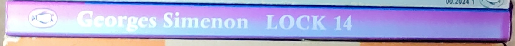 Georges Simenon  LOCK 14 spine of book image