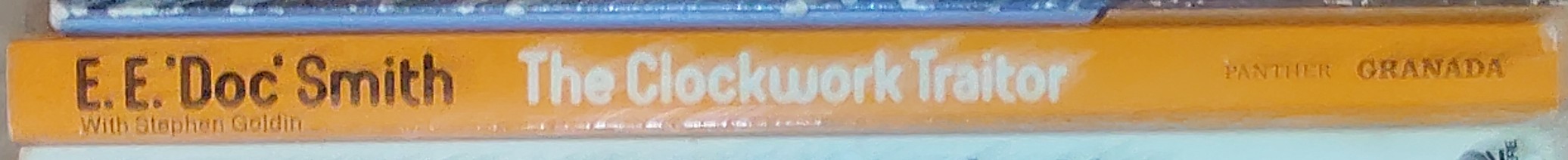 E.E.'Doc' Smith  THE CLOCKWORK TRAITOR spine of book image