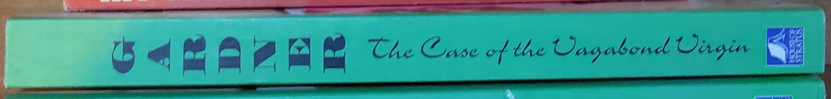Erle Stanley Gardner  THE CASE OF THE VAGABOND VIRGIN spine of book image