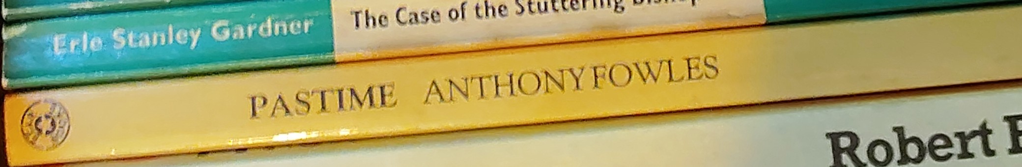 Anthony Fowles  PASTIME spine of book image