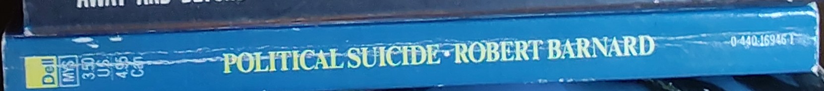 Robert Barnard  POLITICAL SUICIDE spine of book image