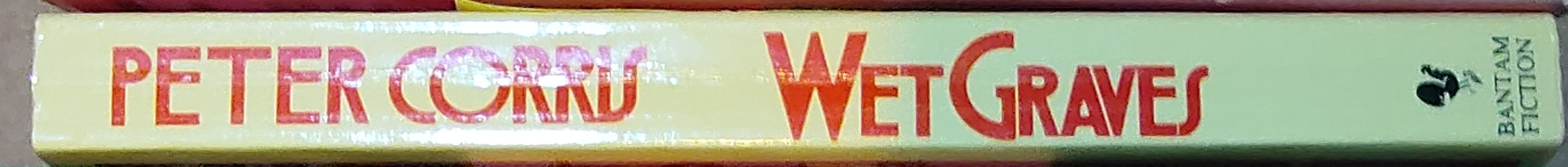 Peter Corris  WET GRAVES spine of book image