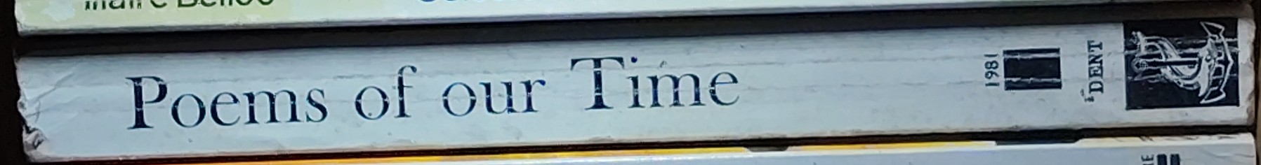 Richard Church (chooses_with_others) POEMS OF OUR TIME 1900 - 1960 spine of book image