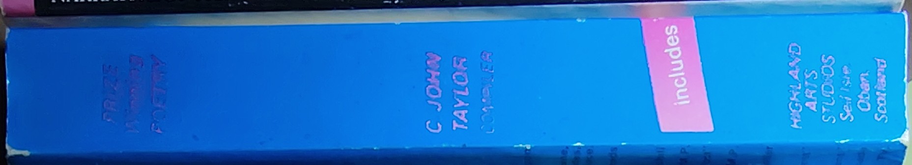 C.John Taylor (compiles) PRIZE WINNING POETRY spine of book image