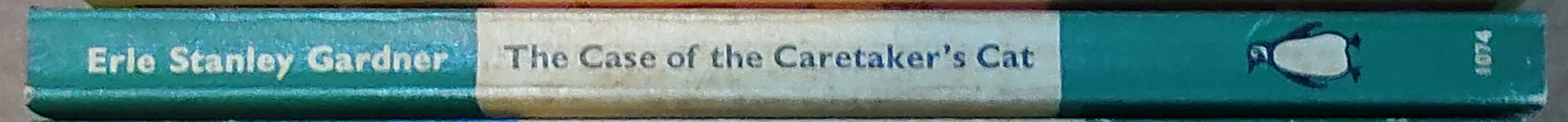 Erle Stanley Gardner  THE CASE OF THE CARETAKER'S CAT spine of book image