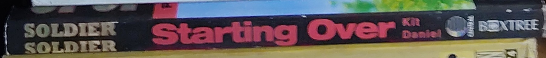 Kit Daniel  SOLDIER SOLDIER: STARTING OVER (Robson & Jerome) spine of book image