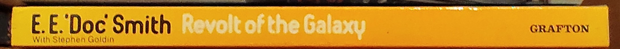 E.E.'Doc' Smith  REVOLT OF THE GALAXY spine of book image