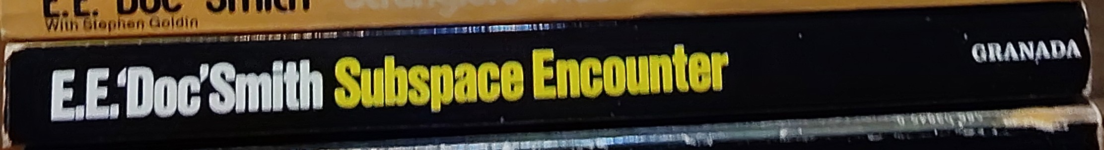 E.E.'Doc' Smith  SUBSPACE ENCOUNTER spine of book image