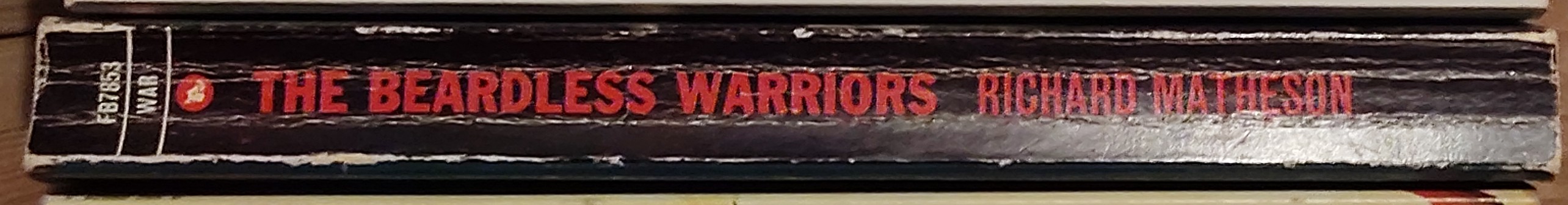 Richard Matheson  THE BEARDLESS WARRIORS spine of book image