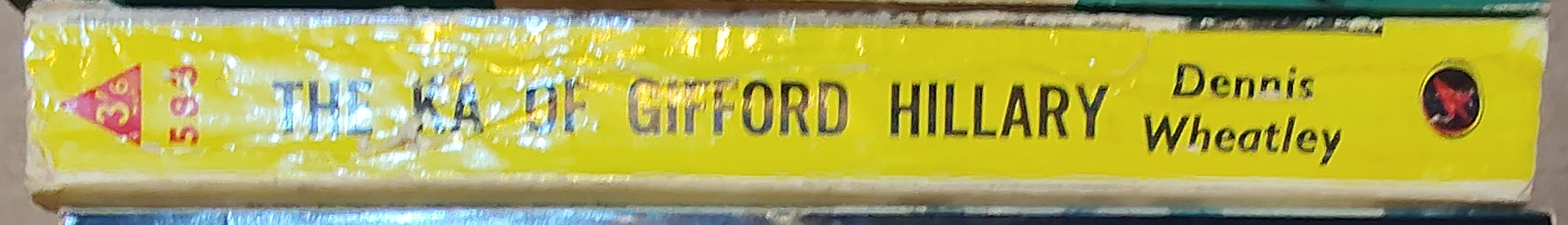 Dennis Wheatley  THE KA OF GIFFORD HILLARY spine of book image