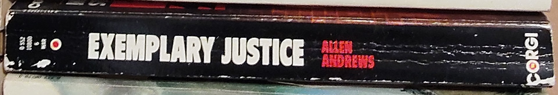 Allen Andrews  EXEMPLARY JUSTICE spine of book image