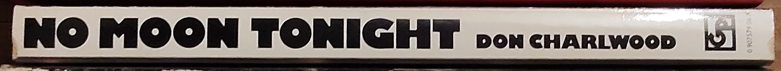 Don Charlwood  NO MOON TONIGHT spine of book image