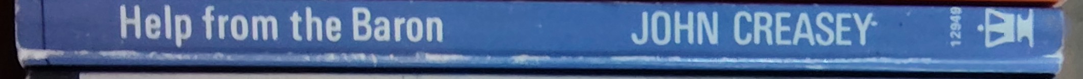 Anthony Morton  HELP FROM THE BARON spine of book image