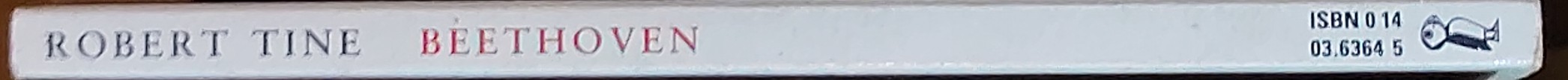 Robert Tine  BEETHOVEN spine of book image