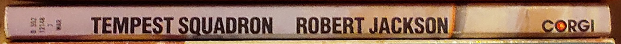 Robert Jackson  TEMPEST SQUADRON spine of book image