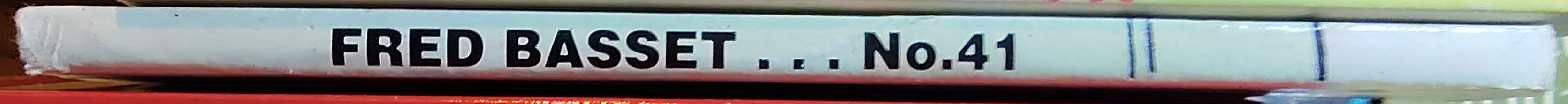 Alex Graham  FRED BASSET #41 spine of book image