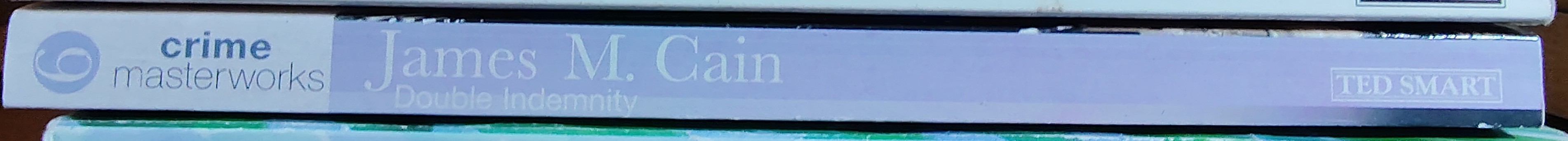 James M. Cain  DOUBLE INDEMNITY spine of book image