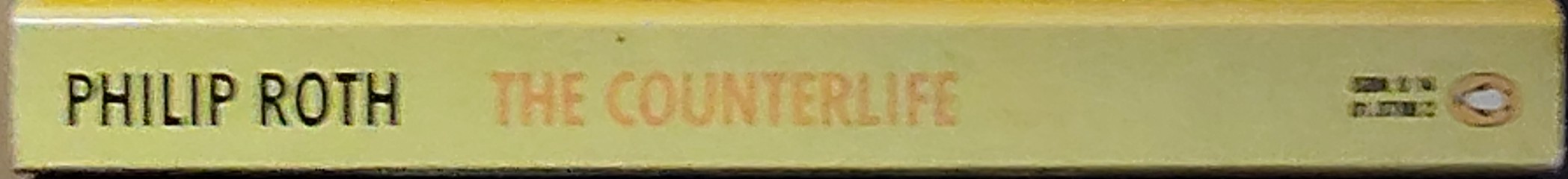 Philip Roth  THE COUNTERLIFE spine of book image