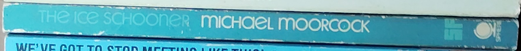 Michael Moorcock  THE ICE SCHOONER spine of book image