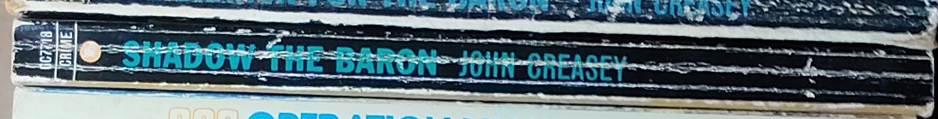 Anthony Morton  SHADOW THE BARON spine of book image