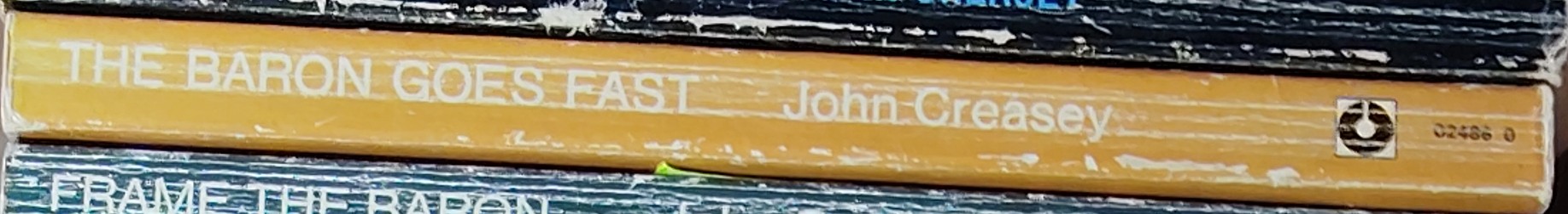 Anthony Morton  THE BARON GOES FAST spine of book image