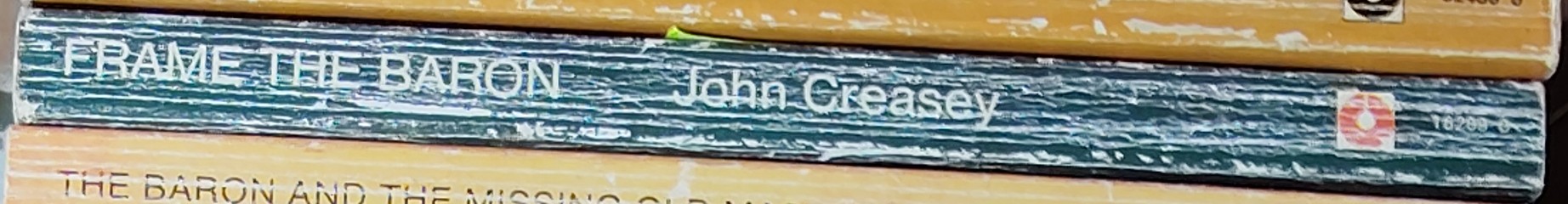 Anthony Morton  FRAME THE BARON spine of book image