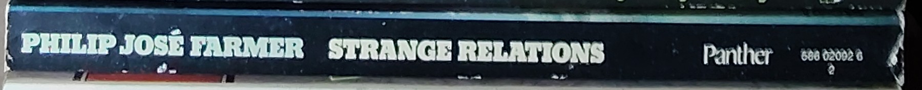 Philip Jose Farmer  STRANGE RELATIONS spine of book image