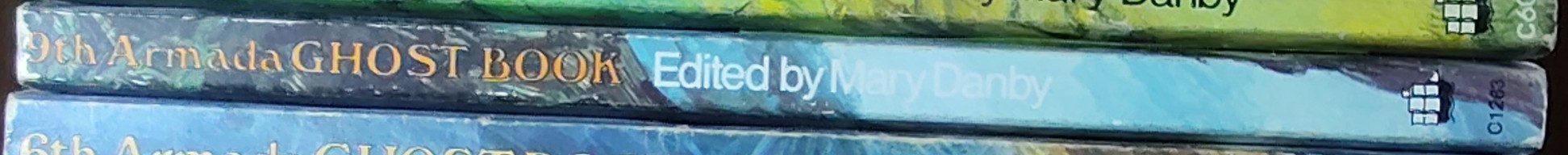 Mary Danby (edits) THE 9th ARMADA GHOST BOOK [NINETH] spine of book image