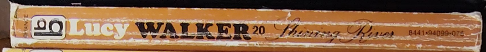 Lucy Walker  SHINING RIVER spine of book image