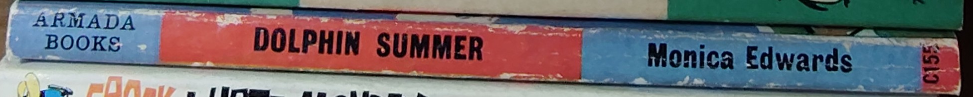 Monica Edwards  DOLPHIN SUMMER spine of book image