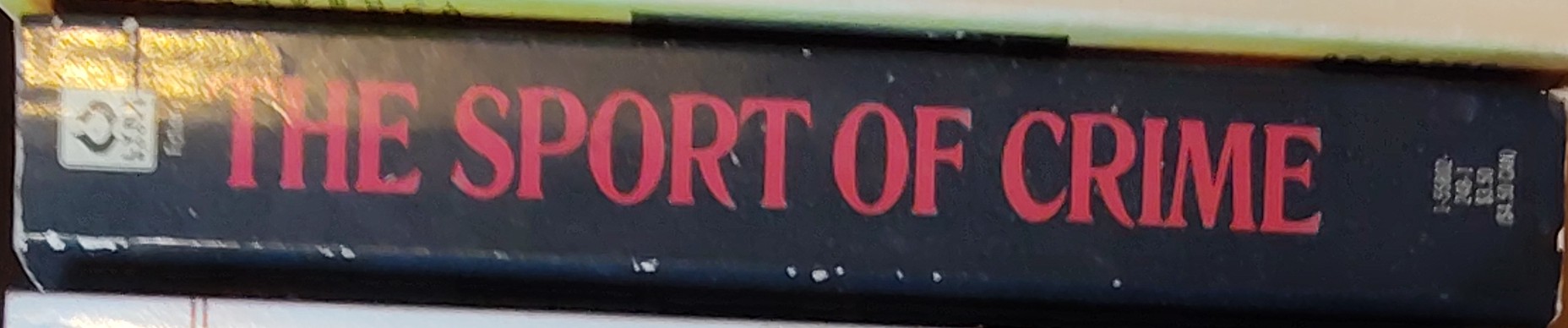 Isaac Asimov (Introduces) THE SPORT OF CRIME spine of book image