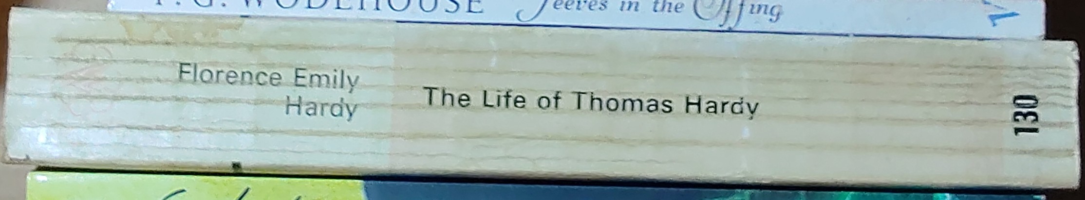 Emily Hardy  THE LIFE OF THOMAS HARDY 1840-1928 spine of book image