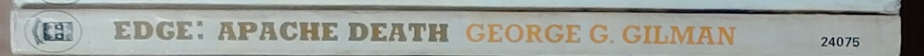 George G. Gilman  EDGE: APACHE DEATH spine of book image