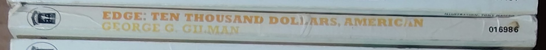 George G. Gilman  EDGE: TEN THOUSAND DOLLARS, AMERICAN spine of book image