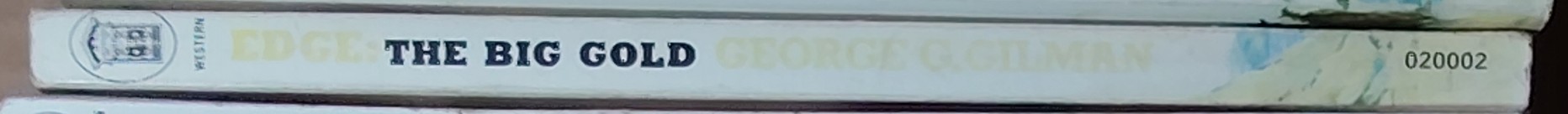 George G. Gilman  EDGE 14: THE BIG GOLD spine of book image