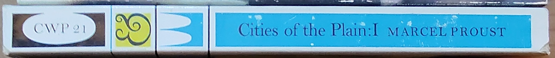 Marcel Proust  CITIES OF THE PLAIN. Part One spine of book image