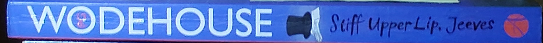 P.G. Wodehouse  STIFF UPPER LIP, JEEVES spine of book image