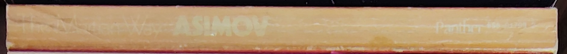 Isaac Asimov  THE MARTIAN WAY spine of book image