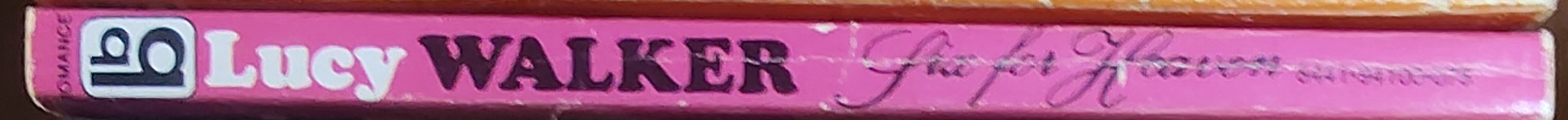 Lucy Walker  SIX FOR HEAVEN spine of book image