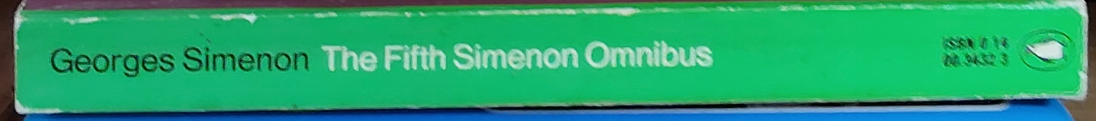 Georges Simenon  THE FIFTH SIMENON OMNIBUS: BIG BOB/ MAIGRET'S BOYHOOD FRIEND/ NOVEMBER spine of book image