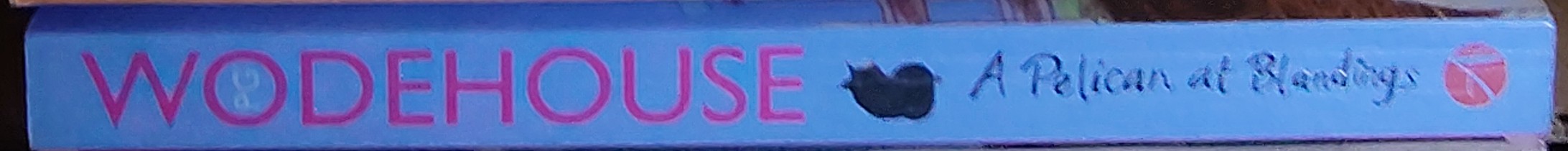 P.G. Wodehouse  A PELICAN AT BLANDINGS spine of book image